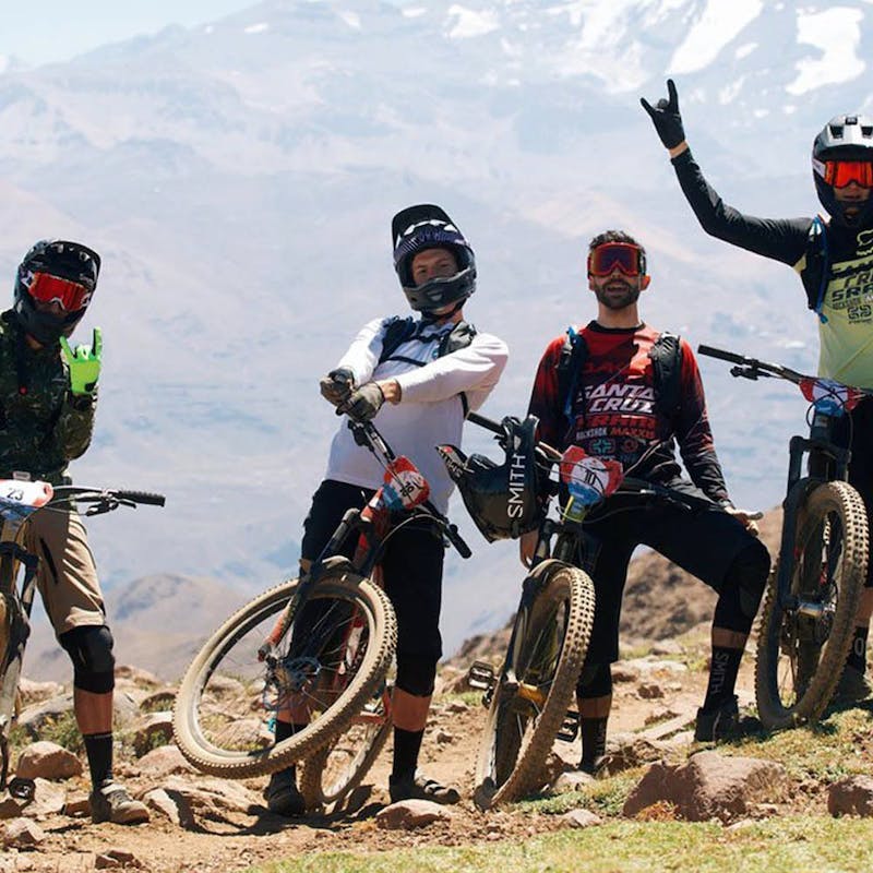 A group of riders posing for the camera