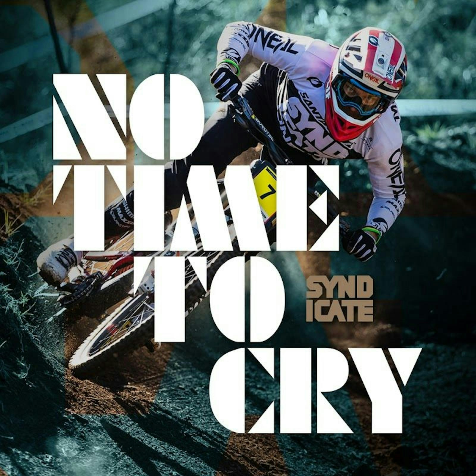 No Time to Cry Poster, with Greg Minnaar racing downhill