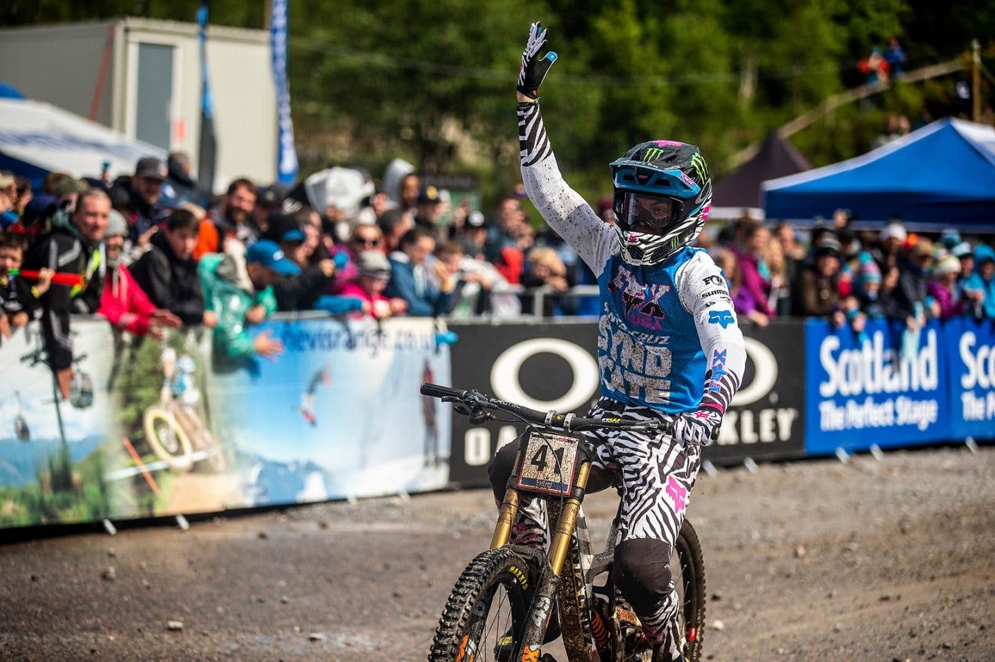 Fort William - Celebrating at the finish line