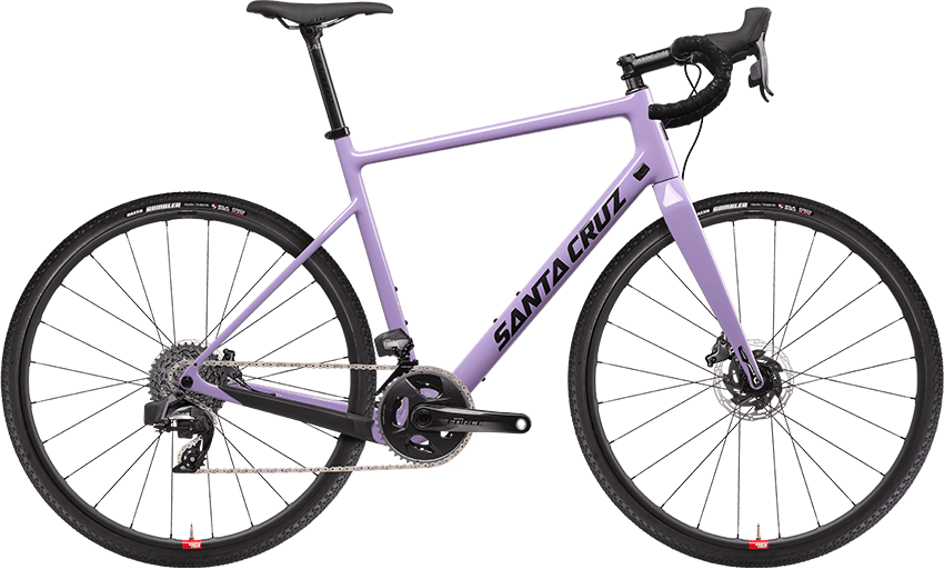 2022 Stigmata hardtail gravel bike in purple with Reserve carbon wheels