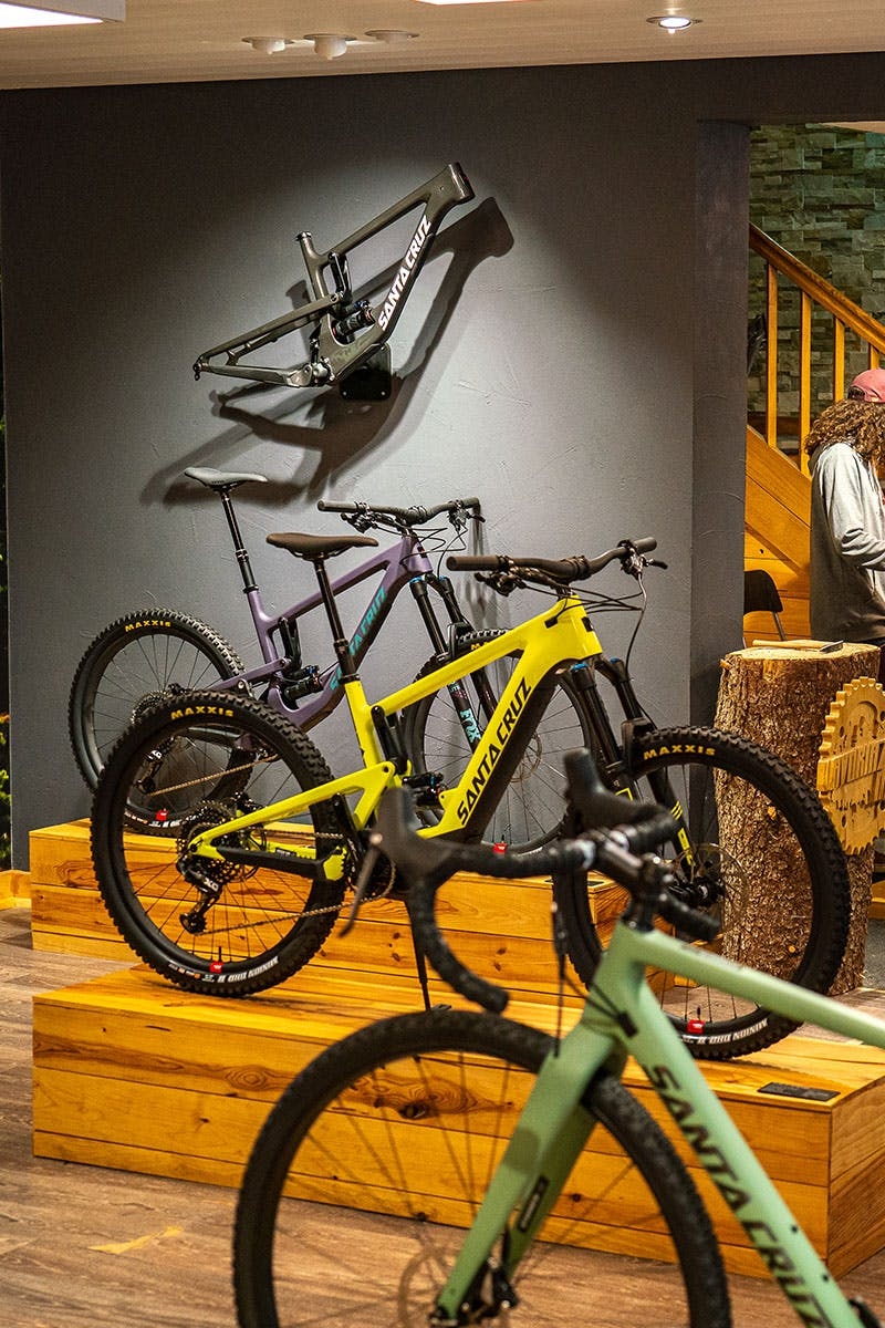 Santa Cruz Bicycles showroom
