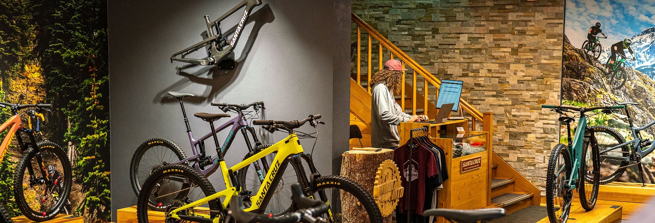 Santa Cruz Bicycles showroom