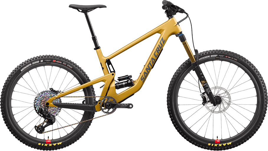 Bronson CC mixed wheel mountain bike in Paydirt Gold