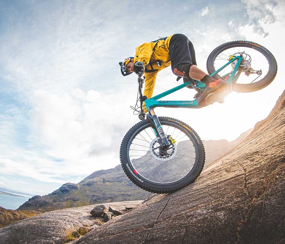 Danny MacAskill riding The Slabs on his 2021 5010