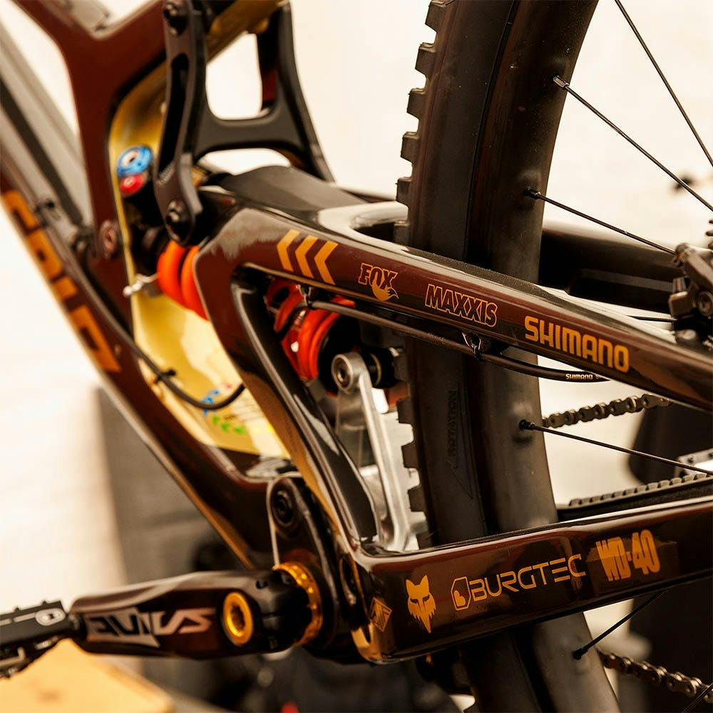 Greg Minnaar's Custom Santa Cruz V10 Downhill Bike