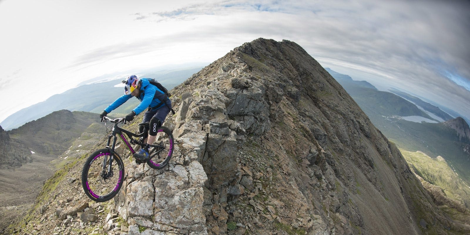 Danny MacAskill riding the ridge
