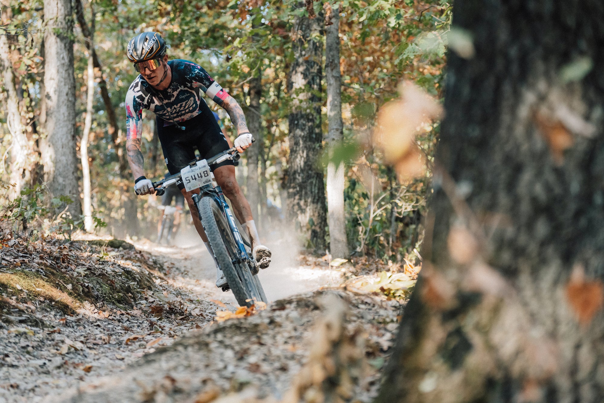 Santa Cruz Blur en competencia de cross country