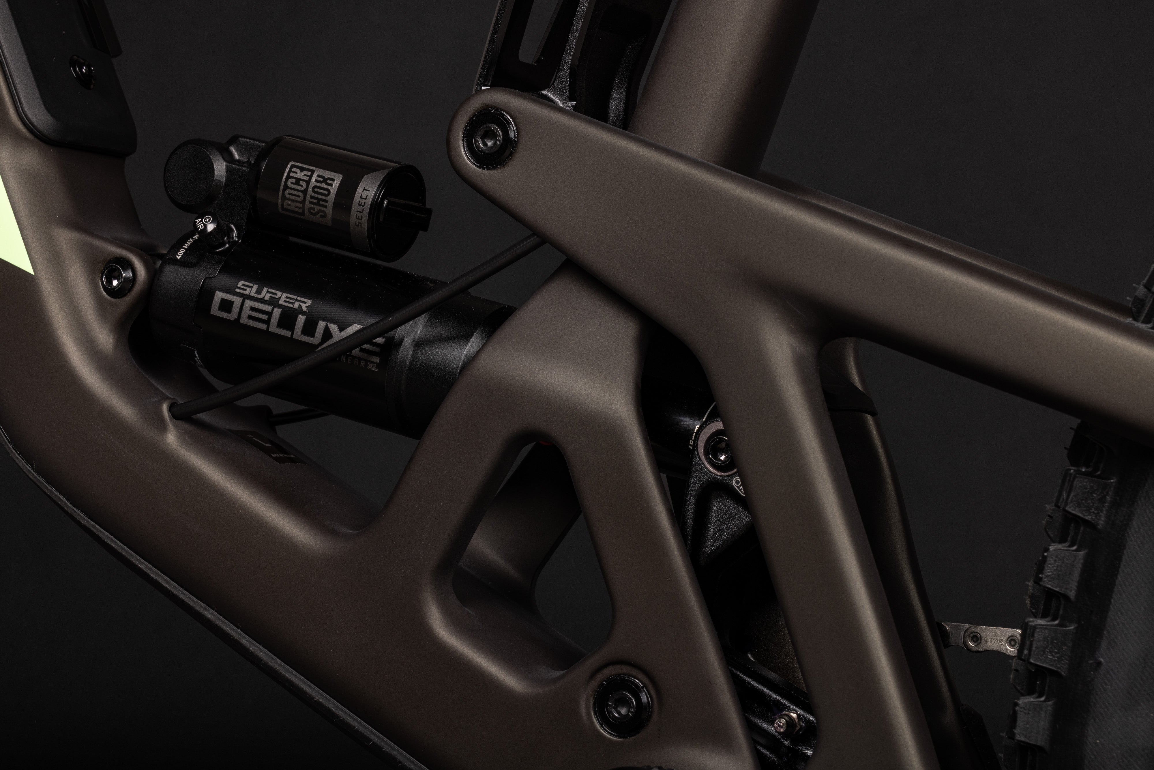 Close-up of a mountain bike