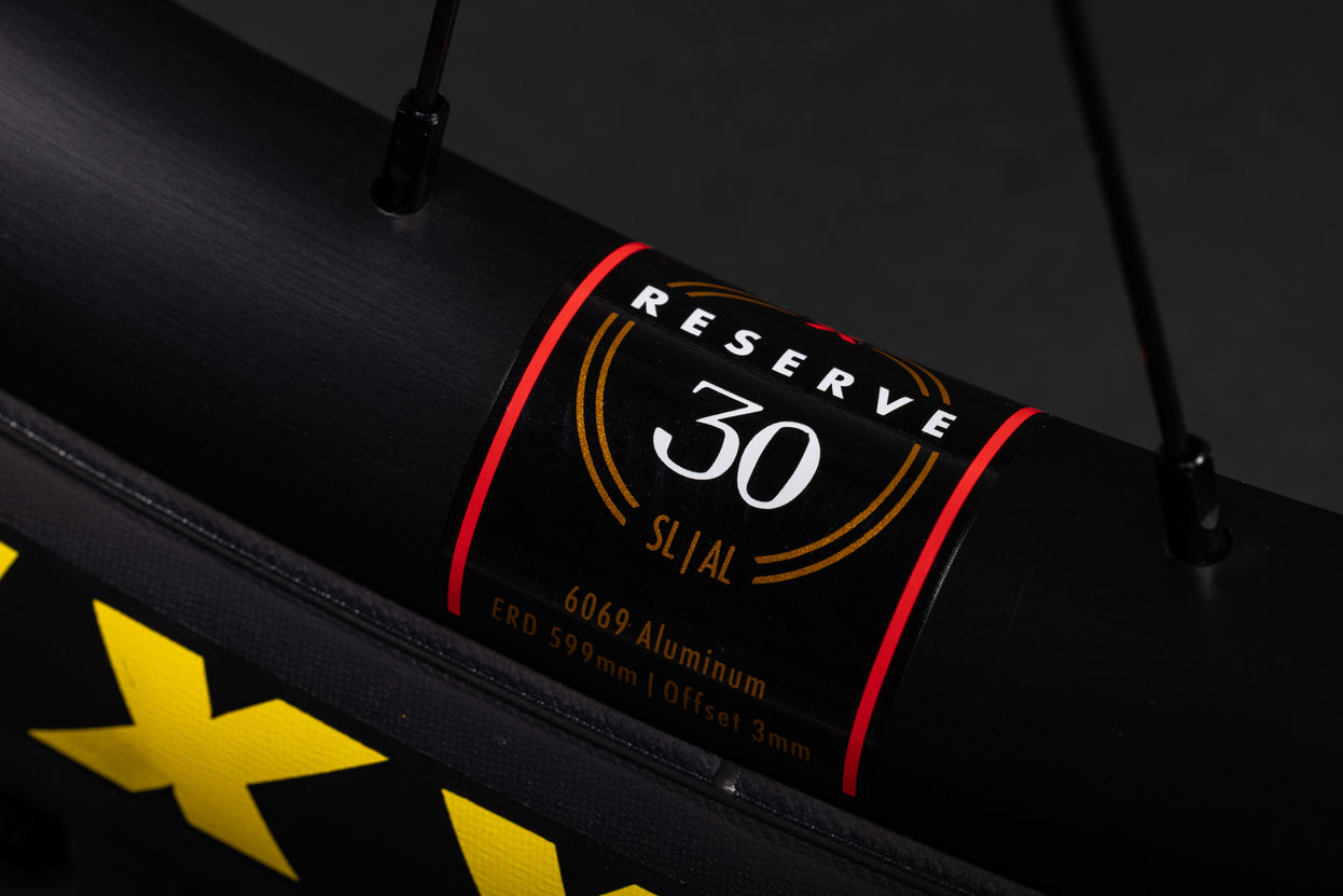 A bicycle rim decal