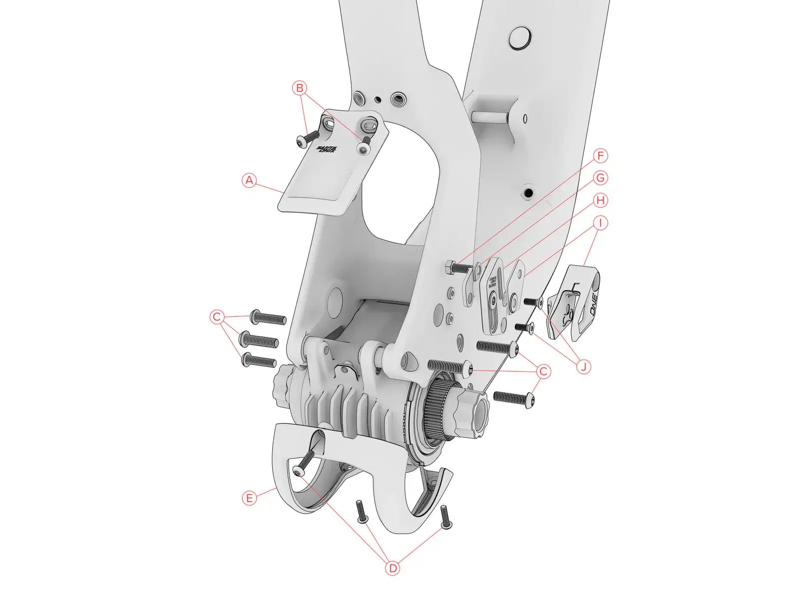 Santa Cruz Heckler SL Drive Unit Protector - Thumbnail 4