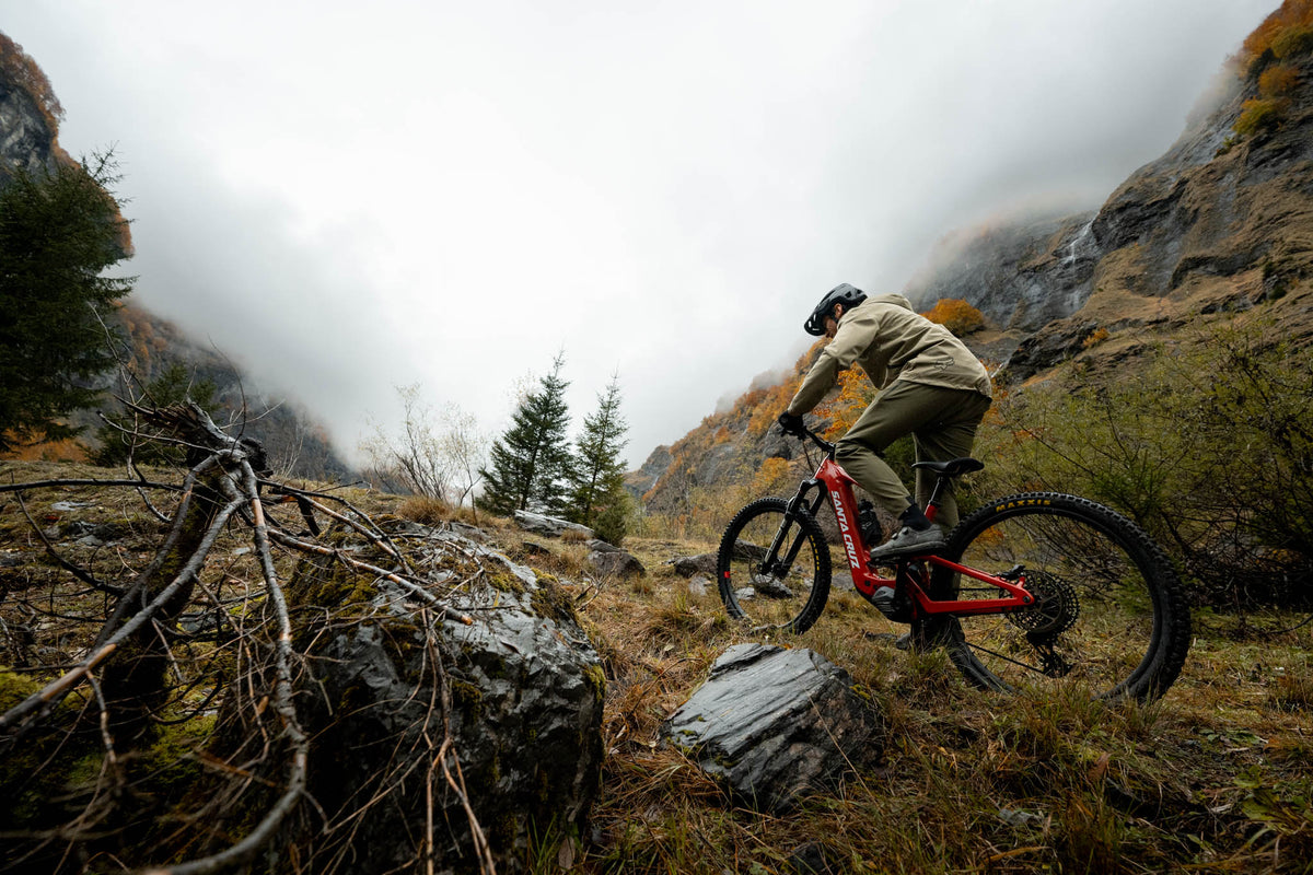 Santa Cruz Heckler ridden on a trail